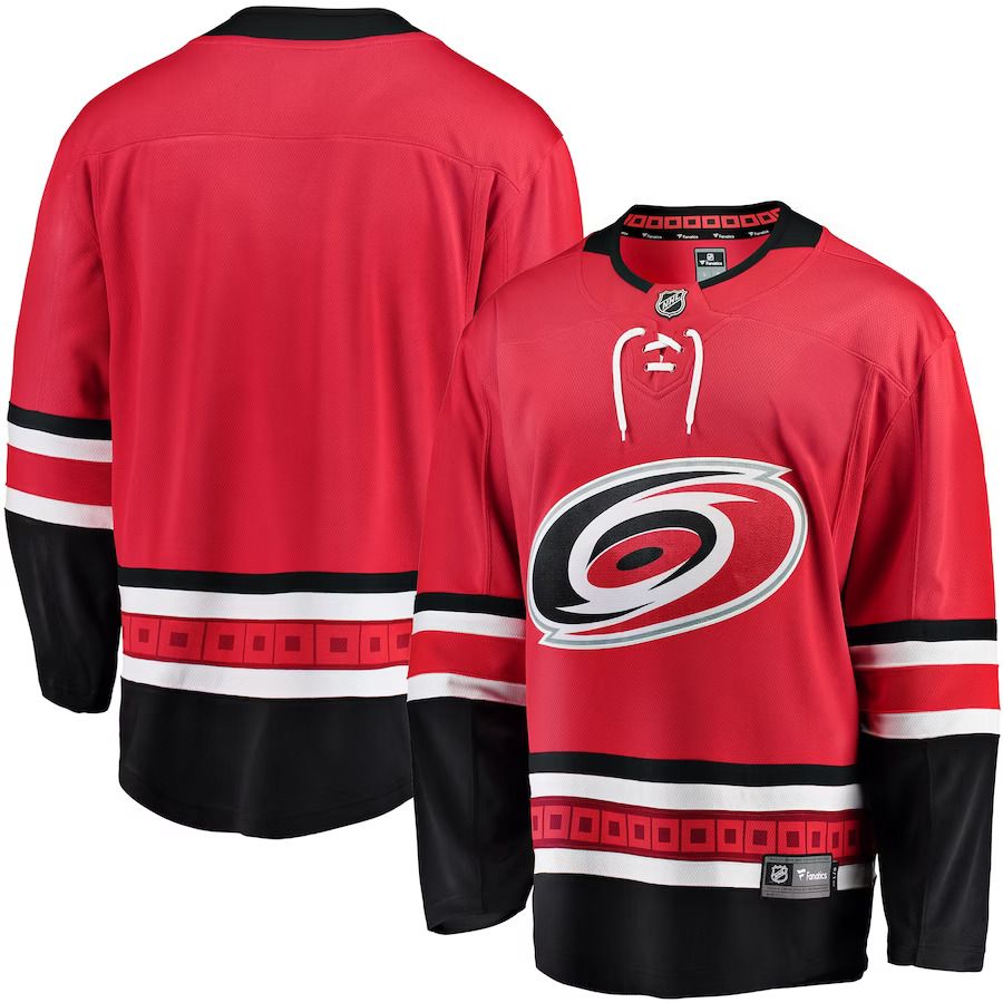 Men Carolina Hurricanes Fanatics Branded Red Breakaway Home NHL Jersey->carolina hurricanes->NHL Jersey